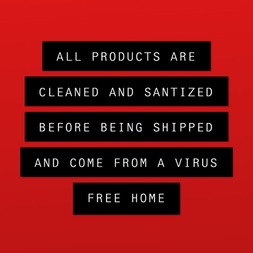 ALL PRODUCTS ARE CLEAN AND SAFE